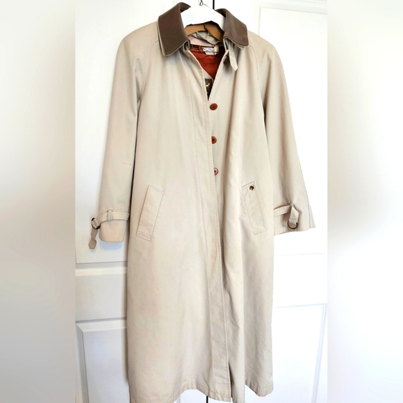 Etienne Aigner Jackets & Blazers - Vintage ETIENNE AIGNER Womens Full Length Trench Coat SIZE 12 - Regular RN35148